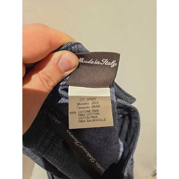 Jacob Cohen Mens Pants, Handmade In Italy, 100 Pima Cotton, 31x28, Type 622.